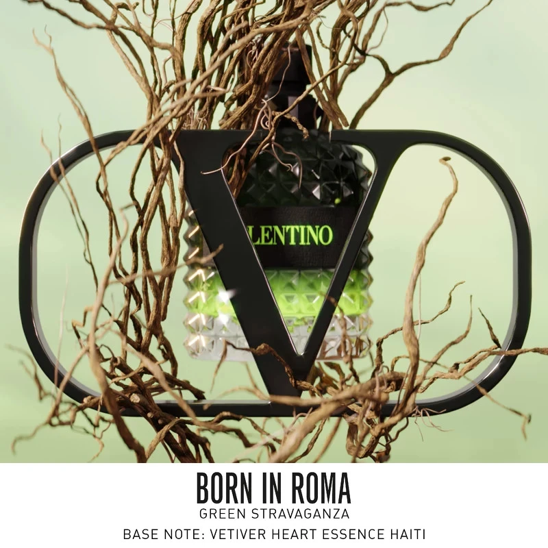 Valentino Born In Roma Uomo Green Stravaganza EDT 100 Ml - Billede 11