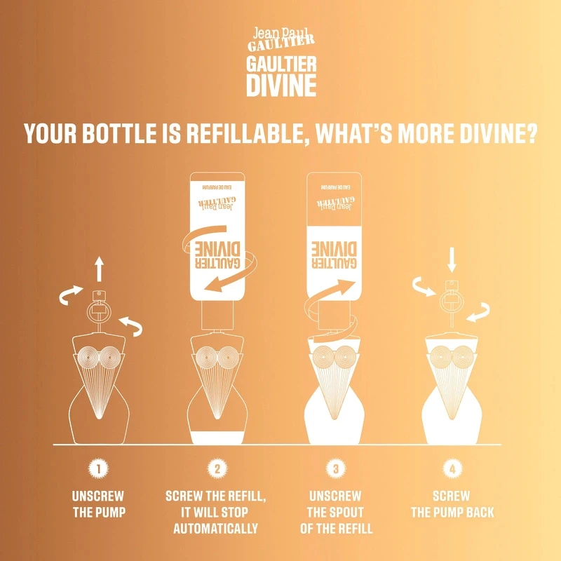 Jean Paul Gaultier Divine EDP Refill 200 Ml - Billede 6