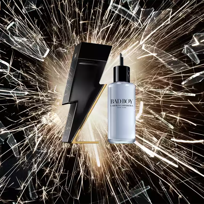 Carolina Herrera Bad Boy EDT Refill 200 Ml - Billede 6