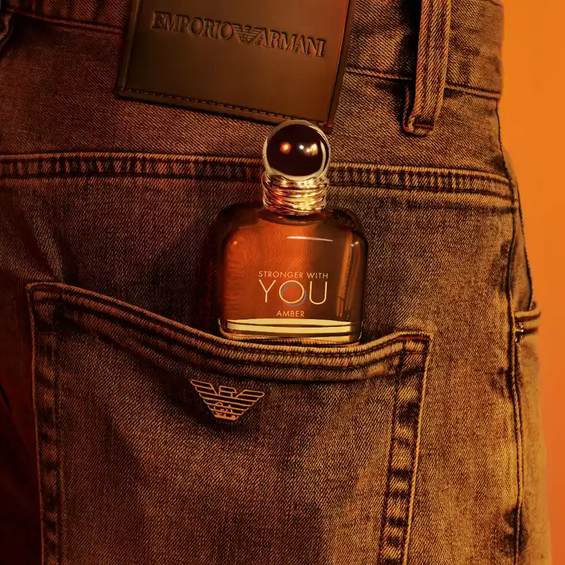 Giorgio Armani Stronger With You Amber EDP 100 Ml - Billede 6