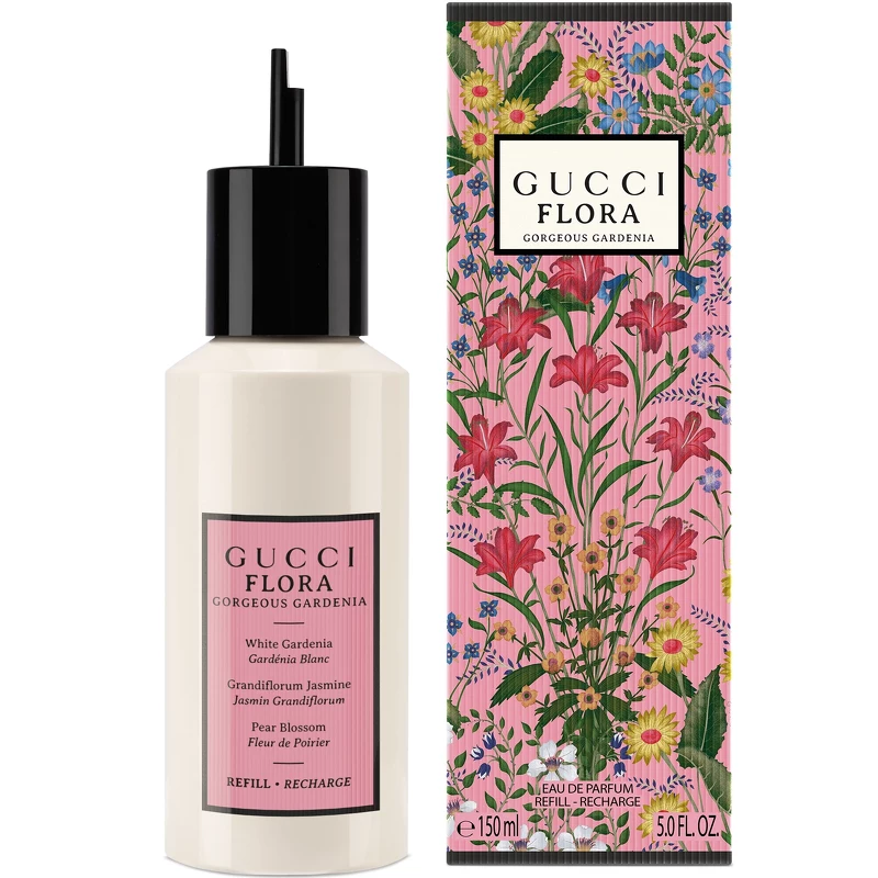 Gucci Flora Gorgeous Gardenia EDP Refill 150 Ml - Billede 2