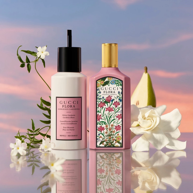 Gucci Flora Gorgeous Gardenia EDP Refill 150 Ml - Billede 3