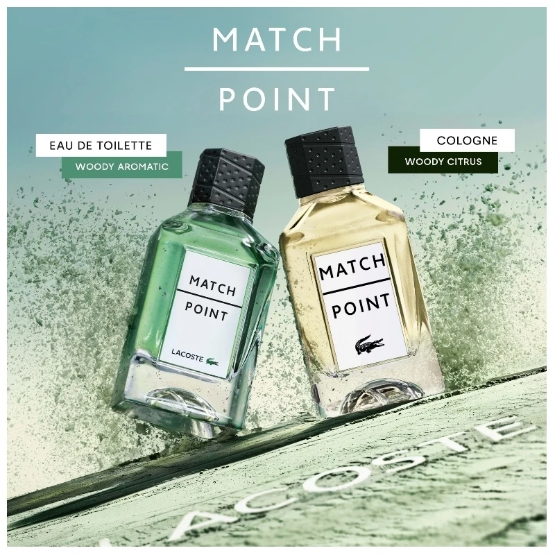 Lacoste Match Point Cologne EDT 100 Ml - Billede 5