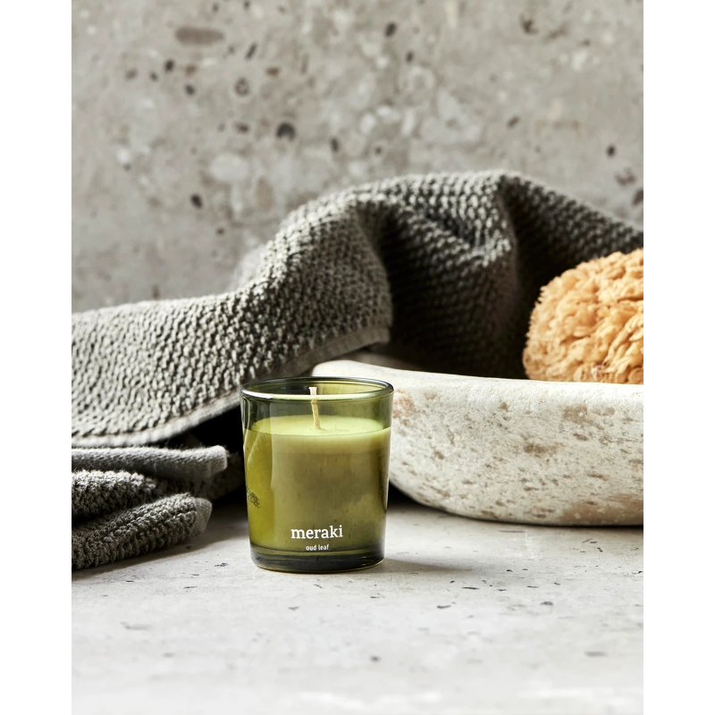 Meraki Scented Candle 2 X 60 Gr. - Oud Leaf - Billede 4