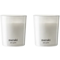 Meraki Scented Candle 2 X 60 Gr. - White Garden