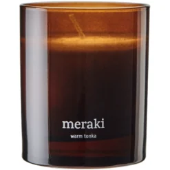 Meraki Scented Candle 200 Gr. - Warm Tonka
