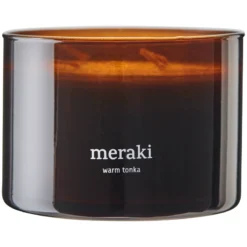Meraki Scented Candle 340 Gr. - Warm Tonka