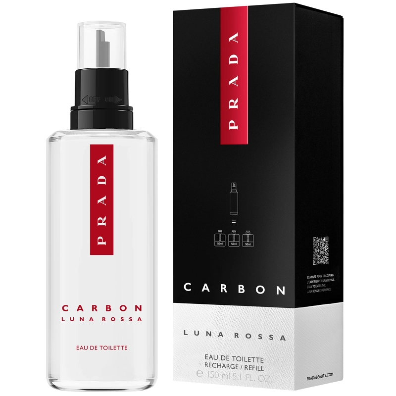 Prada Luna Rossa Carbon EDT Refill 150 Ml - Billede 2