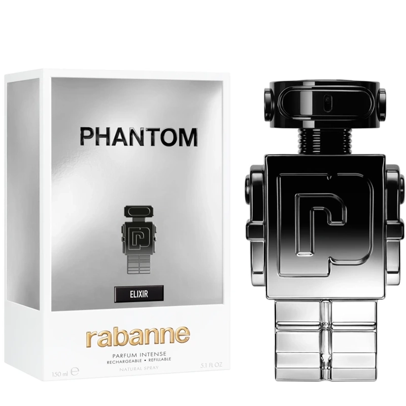 Rabanne Phantom Black Elixir Parfum 150 Ml - Billede 2