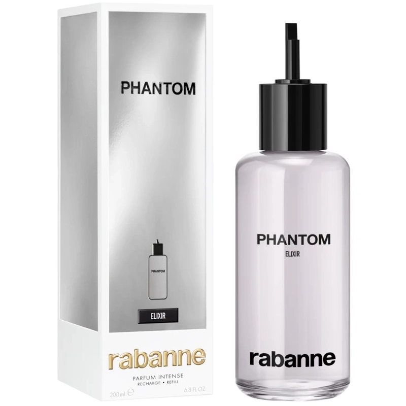Rabanne Phantom Black Elixir Parfum Refill 200 Ml - Billede 2