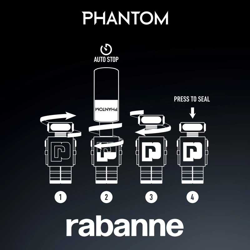 Rabanne Phantom EDT Refill 200 Ml - Billede 5