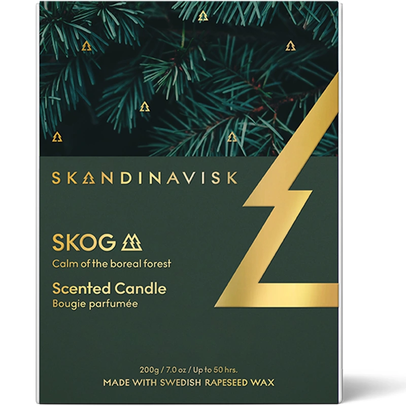 SKANDINAVISK SKOG Scented Candle 200 Gr. - Special Gold Edition - Billede 5