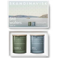 SKANDINAVISK Still Waters Scented Candle Giftset 2 X 65 Gr.