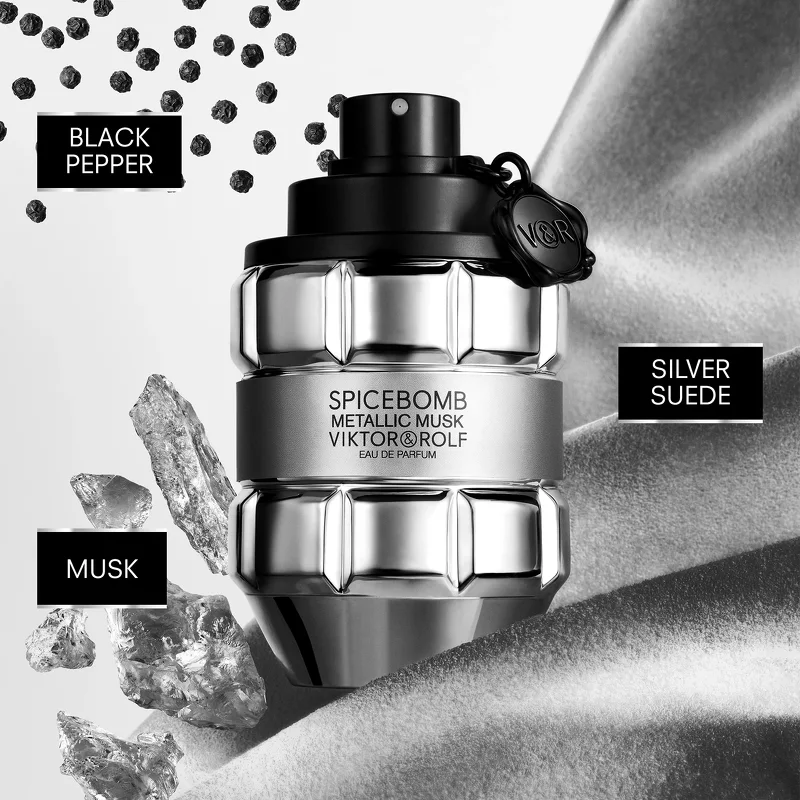 Viktor&Rolf Viktor & Rolf Spicebomb Metallic Musk EDP 90 Ml - Billede 3